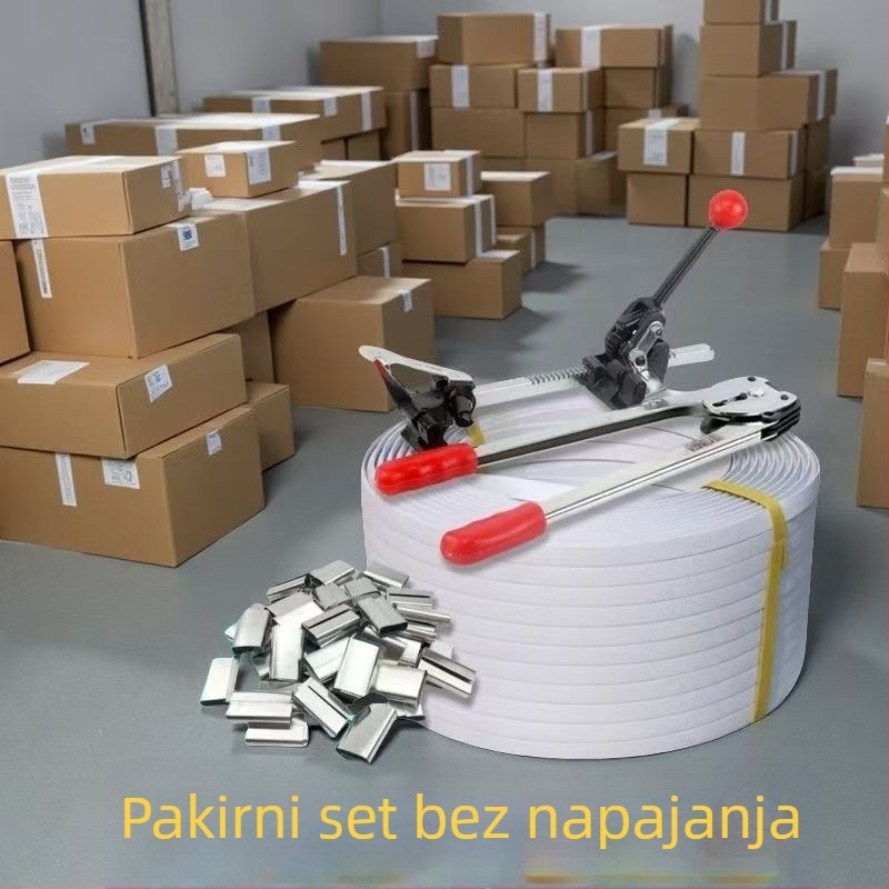 PP ručno izrađena traka za pakiranje, debljina 1,7 mm, natezna čvrstoća 20 kg, materijal PP