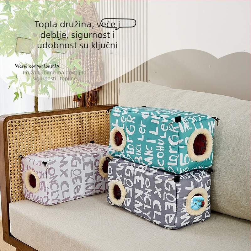 Tekstilno gnijezdo za hrčke i male kućne ljubimce — Beibei Pets, Materijal: Tkanina, Pogodno za hrčka
