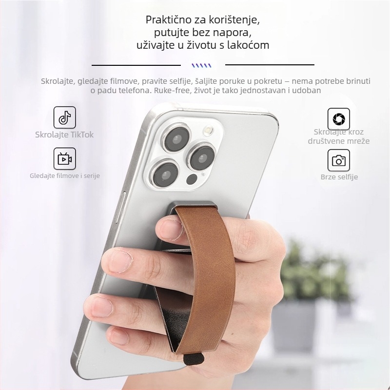 FUN COMBO Univerzalni Metalni Sklopivi Stolni Nosač Za Telefone I Tablete S Ljepivim Stražnjim Dijelom (Brand: FUN COMBO; Materijal: Metal; Stil: Univerzalan; Prilagodba: Podržana)