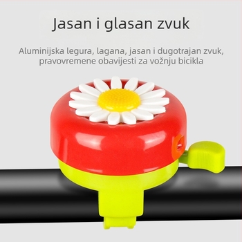 Zvonac za dječji bicikl – metalno kućište, marka Huitou / M·HUITTO, model MZC-0017, običan zvono