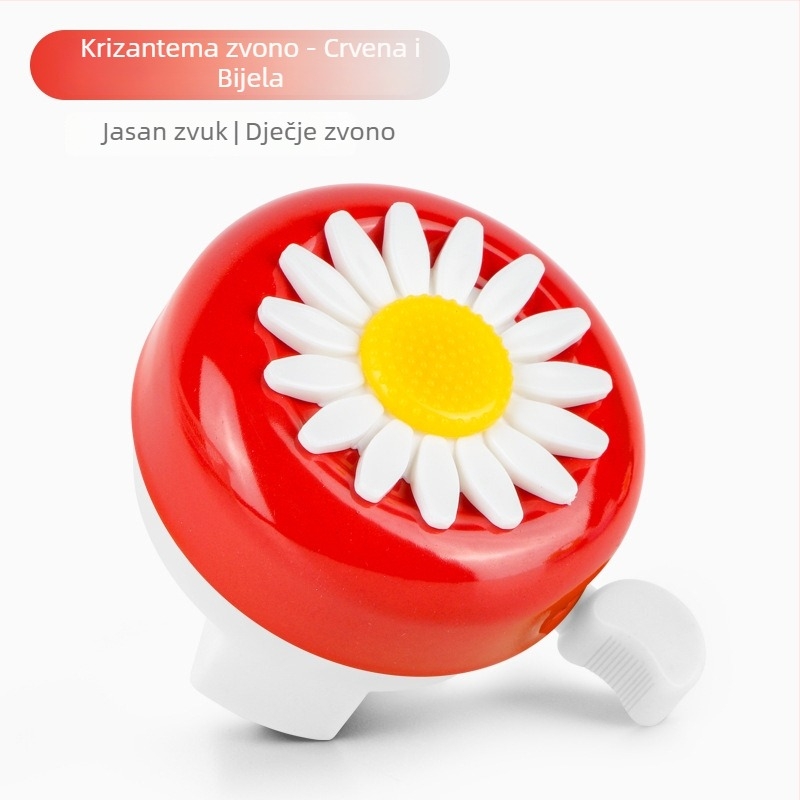 Zvonac za dječji bicikl – metalno kućište, marka Huitou / M·HUITTO, model MZC-0017, običan zvono