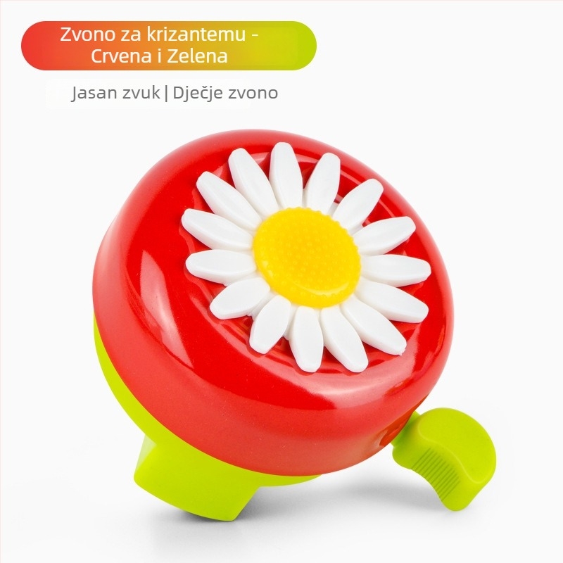 Zvonac za dječji bicikl – metalno kućište, marka Huitou / M·HUITTO, model MZC-0017, običan zvono
