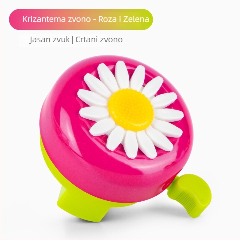 Zvonac za dječji bicikl – metalno kućište, marka Huitou / M·HUITTO, model MZC-0017, običan zvono