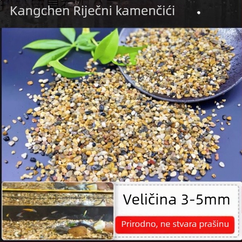 Kamenje za dno akvarija za kornjače – bez ispiranja, dekorativni šljunak, marka Bin
