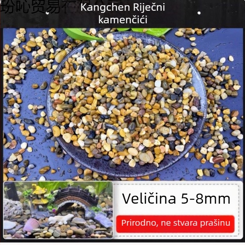 Kamenje za dno akvarija za kornjače – bez ispiranja, dekorativni šljunak, marka Bin