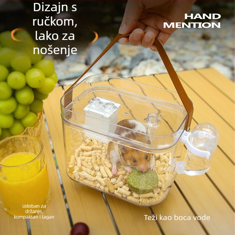 Prenosiva kutija za hamstera – plastična, cjelogodišnja upotreba, brenda Niuqi Chongtian, za hamstere
