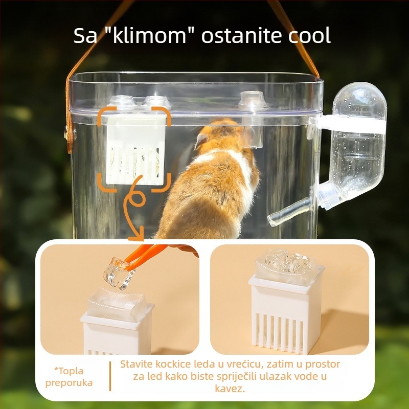 Prenosiva kutija za hamstera – plastična, cjelogodišnja upotreba, brenda Niuqi Chongtian, za hamstere