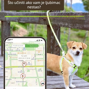 GPS tražilica za kućne ljubimce - ABS, točnost GPS 10 m, baterija tipa gumb, težina 9,7 g