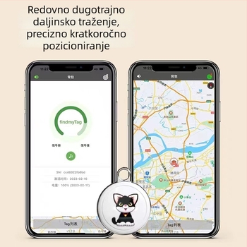 GPS tražilica za kućne ljubimce - ABS, točnost GPS 10 m, baterija tipa gumb, težina 9,7 g