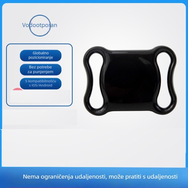 GPS tražilica za kućne ljubimce - ABS, točnost GPS 10 m, baterija tipa gumb, težina 9,7 g