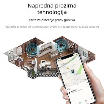 TRANGJAN P21 Lokator za izgubljene predmete, bežični doseg 0.5 m, baterija 80 mAh, težina 10 g, PC materijal