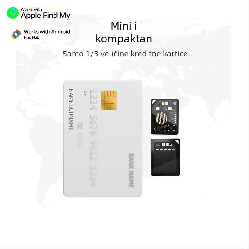 TRANGJAN P21 Lokator za izgubljene predmete, bežični doseg 0.5 m, baterija 80 mAh, težina 10 g, PC materijal