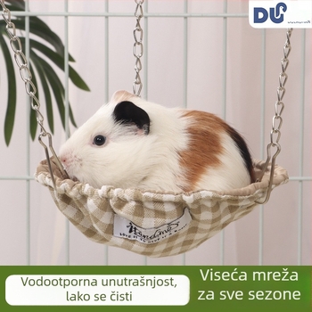 Vodootporan hamster viseći krevet i spavaća vreća za male kućne ljubimce – za sve sezone, jednostavno za čišćenje, pogodno za hamstere, Sugar Glider i ptice
