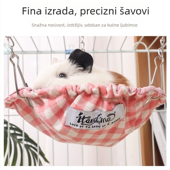 Vodootporan hamster viseći krevet i spavaća vreća za male kućne ljubimce – za sve sezone, jednostavno za čišćenje, pogodno za hamstere, Sugar Glider i ptice
