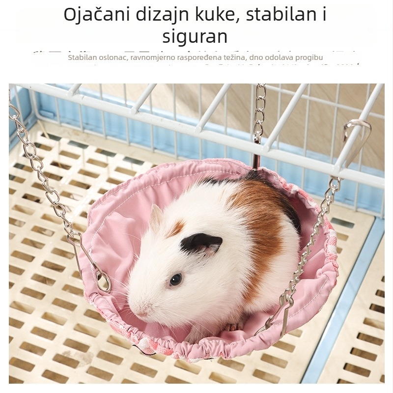 Vodootporan hamster viseći krevet i spavaća vreća za male kućne ljubimce – za sve sezone, jednostavno za čišćenje, pogodno za hamstere, Sugar Glider i ptice