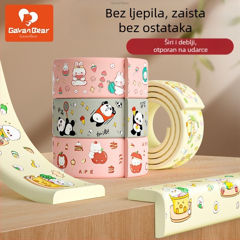 Dječji zaštitnik kutova stola, mekana navlaka, zaštita od udara