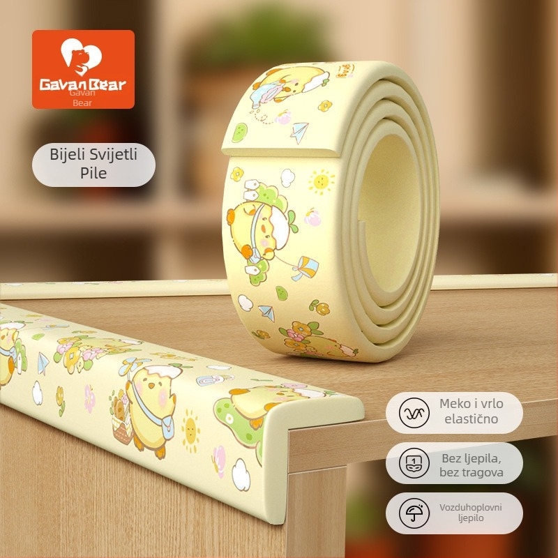 Dječji zaštitnik kutova stola, mekana navlaka, zaštita od udara