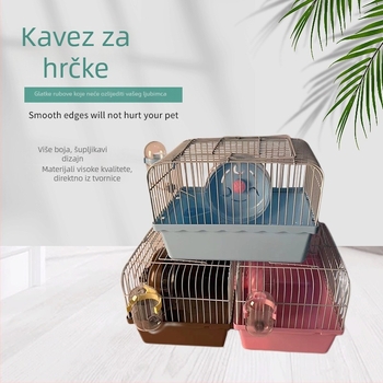 Kavez za hrčke – plastična, velika vila-kastel klietka, za hrčke, Ha Whale Bear