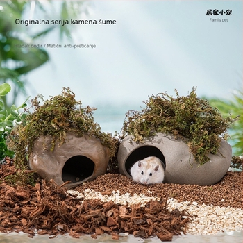 Gnijezdo za hrčke od kamenkeramike s tunelom — Chengxi brand, Porijeklo Šandong, za hrčke, cijelu godinu korištenja