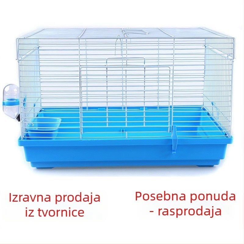 Kavez za hrčka, plastičan, pravokutnog oblika, prijenosan, za unutarnju i vanjsku upotrebu