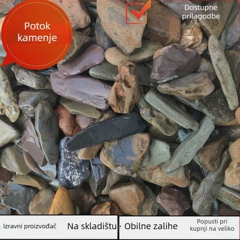 Kamenje za akvarij – dekor pejzaža dna, kamen, set od 25 komada, stil dna pijeska