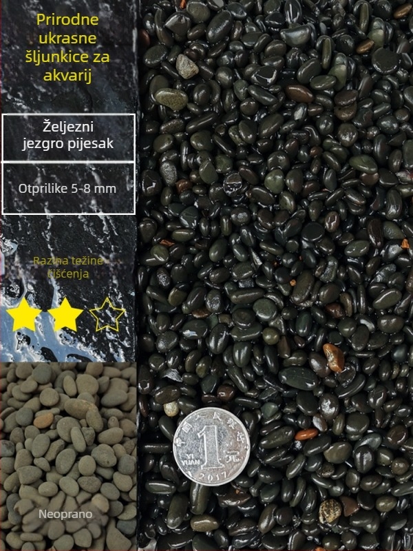 Dno akvarija pijesak za pejzažni dekor, kamen dekor, vreća 20,1 kg, 500 g, neimportirano