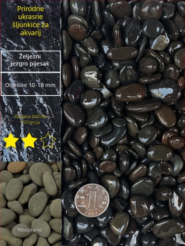 Dno akvarija pijesak za pejzažni dekor, kamen dekor, vreća 20,1 kg, 500 g, neimportirano