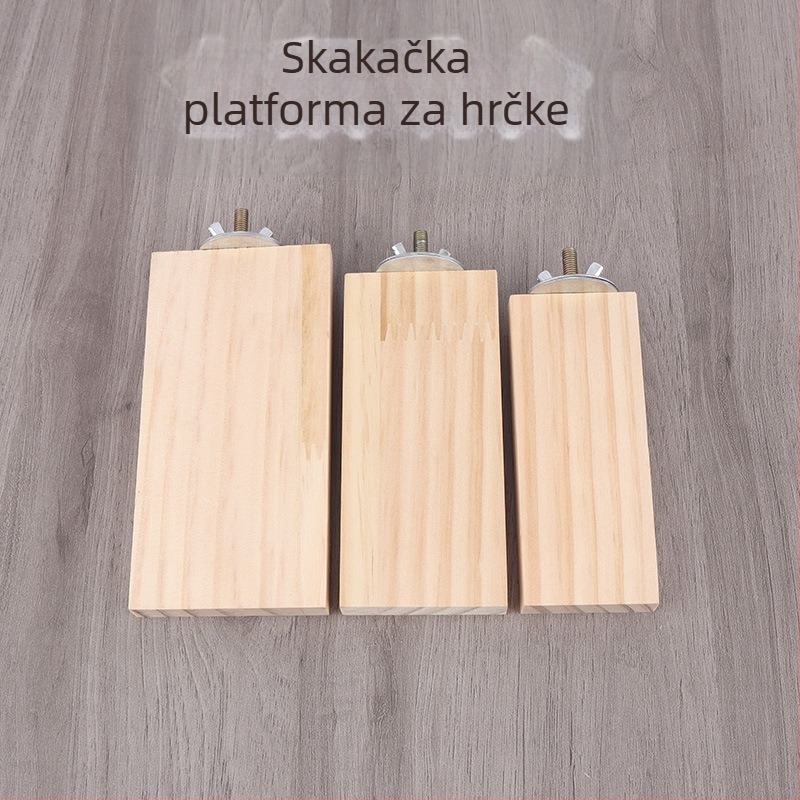 Drvena skakaća platforma za male kućne ljubimce – Totoro inspirirano, dodatak za kućicu; Materijal: drvo; Podrijetlo: Linyi, Shandong; Kategorija: pribor za kućne ljubimce