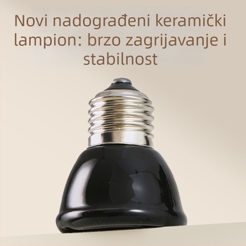 YEE keramička grijalna svjetiljka za papige u kavezu – izolacijska kutija, zimsko grijanje (Brand: YEE)