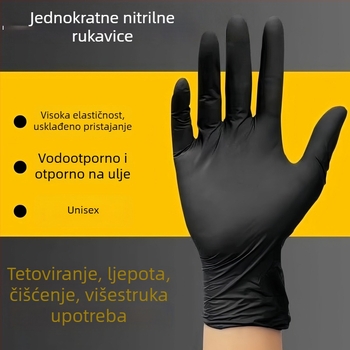 Nitril jednorazne rukavice, debeli, za prehrambenu industriju – otporne na ulje i vodu