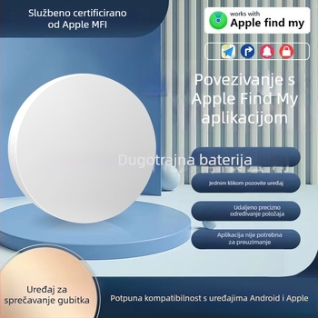 Bluetooth lokator Tag-A, kompatibilan s Androidom i iOS-om, domet 50 m, baterija 210 mAh, težina 7,5 g