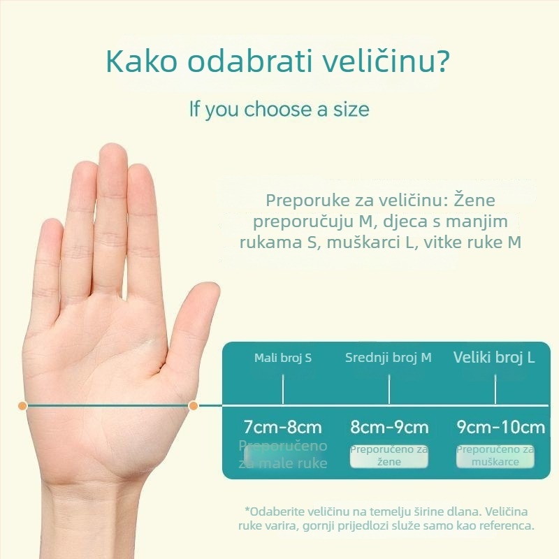 Jednokratne PVC rukavice, antistatične, deblje, prehrambene kvalitete, pogodne za elektroniku i preradu hrane