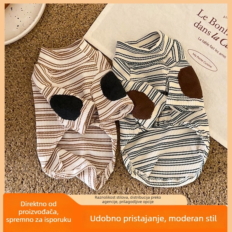 Meow prugasta pamucna majica za kućne ljubimce