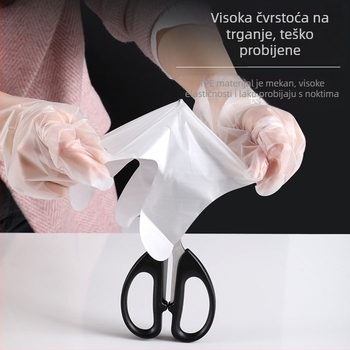 Good Daughter-in-Law jednokratne kuhinjske rukavice, latex-TPE, hrana-klase, otporne na habanje, prozirne, 100 kom