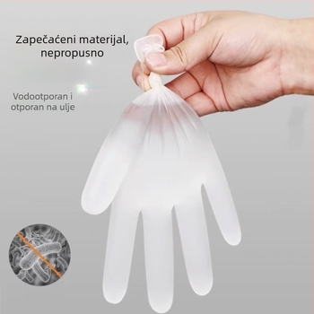 Jednokratne PVC rukavice za kozmetičku industriju, tetoviranje i vezenje
