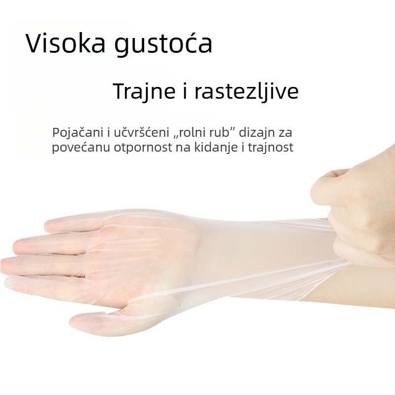 Jednokratne PVC rukavice za kozmetičku industriju, tetoviranje i vezenje