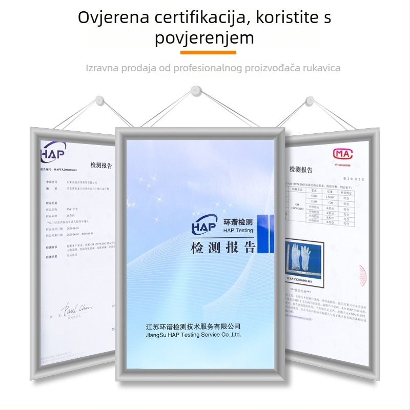 Jednokratne rukavice, prehrambene PVC s latexom i nitrilom, deblje, za kuhinju, catering, pečenje i higijenu te salone ljepote