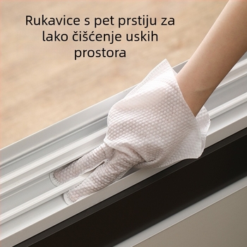 FaSoLa jednokratne rukavice za uklanjanje prašine – netkani materijal, uobičajena debljina, 100 komada u kutiji