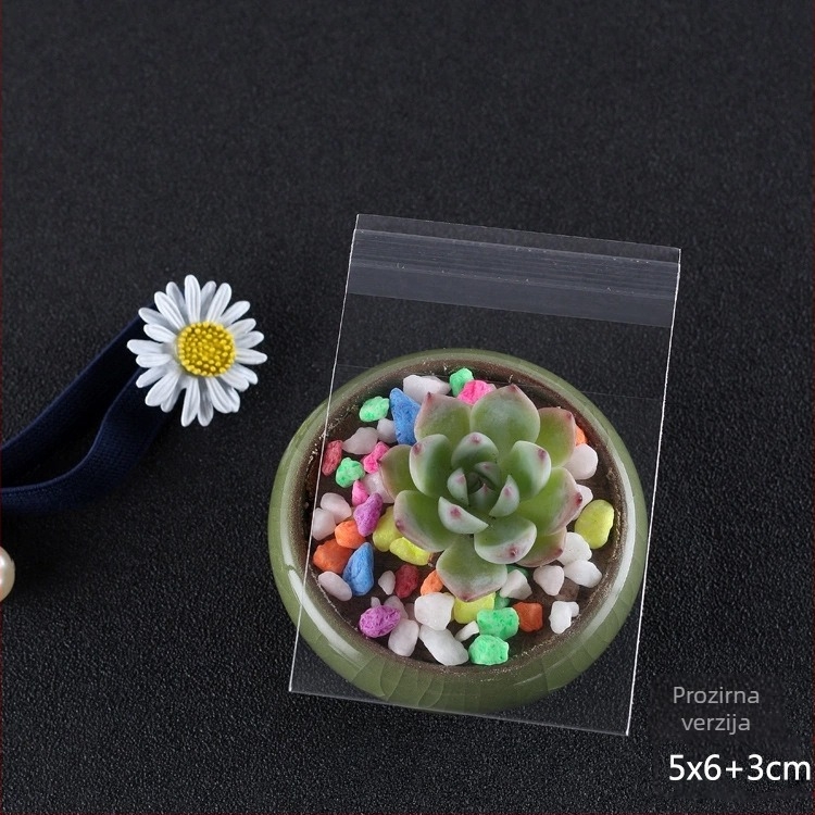 Torbe za pečenje sa samouzavršnim zatvaranjem, OPP film za hranu, prilagodljive, 100 komada