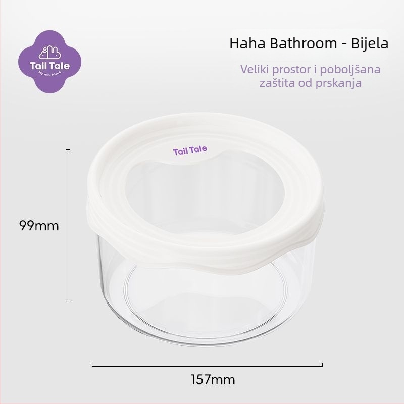 Prozirna plastična posuda za kupanje hamstera, dvostruka namjena – kupanje i WC, podrijetlo: Kina, marka: Drugo
