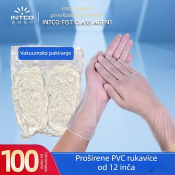 Jednokratne rukavice za pranje kose, za frizerske salone, profesionalne, debeli PVC