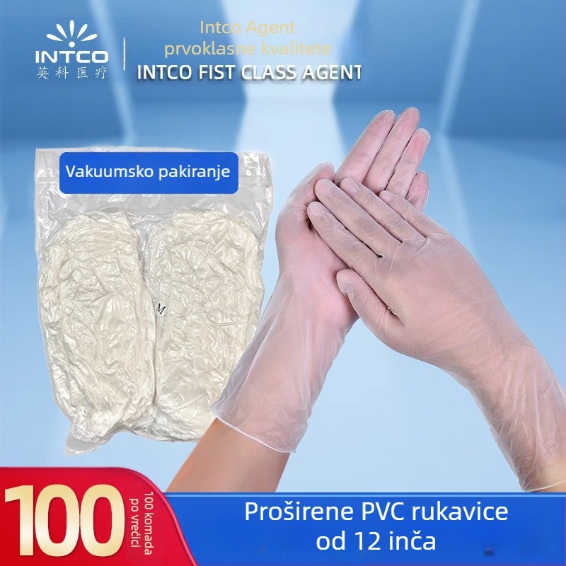 Jednokratne rukavice za pranje kose, za frizerske salone, profesionalne, debeli PVC