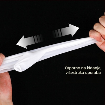 Jednokratne nitril rukavice, produžene za kuhinju i catering, vodootporne, opća debljina, pakiranje 2 komada