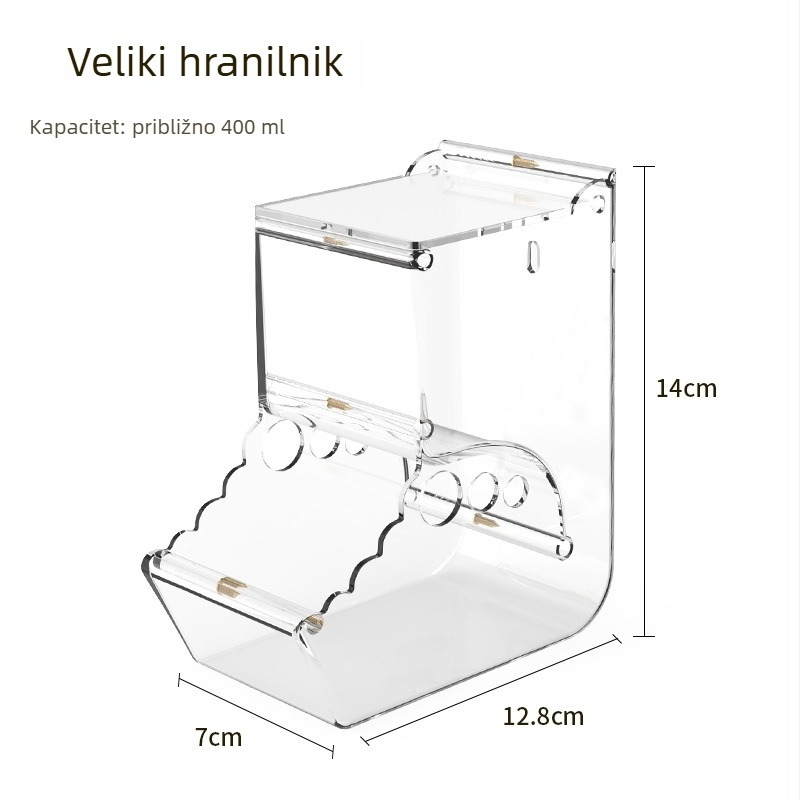 Automatska hranilica za hamstera — akrilna konstrukcija, brend Weibi, alati za hranjenje kućnih ljubimaca, podrijetlo Šangaj