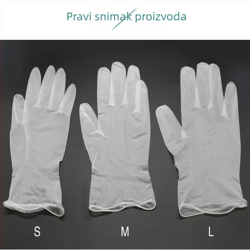 Wei Sheng jednokratne PVC rukavice za ljepotu i njegu – zaštitne rukavice za kozmetiku, hotelske i svakodnevne uporabe