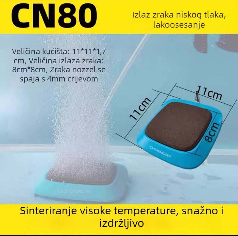 Oprema za akvarij: pumpa za kisik i difuzor mjehurića za akvarij