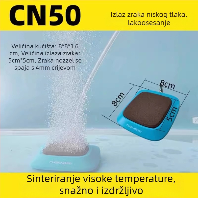 Oprema za akvarij: pumpa za kisik i difuzor mjehurića za akvarij