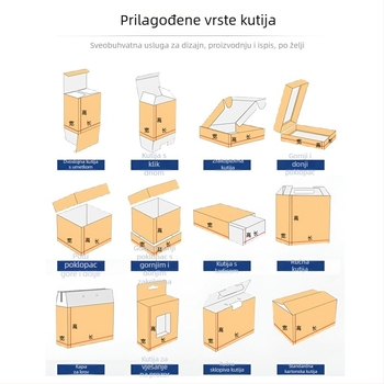 Kutija za pakiranje autodijelova, prilagodljiva sklopiva kutija, papir 230–450 g, offsetni tisak, reljefni tisak, UV tisak, gravura, srebrno toplinsko otiskivanje, moguć tisak logotipa