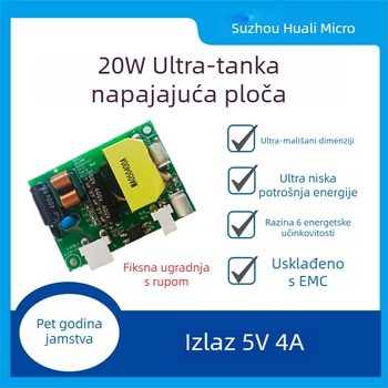 Gorgeous micro Ultra-tanki 20W AC-DC napojni modul, 5V 4A