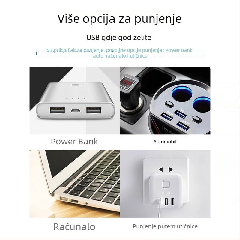Prijenosni aerator s pumpom za kisik za akvarij i ribolov – USB, litijska baterija, velika kapacitet zraka, dugotrajna baterija, dvostruka namjena za akvarij i ribolov